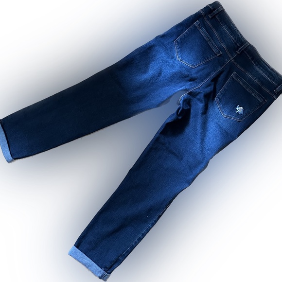 TRIBAL JEANS embroidered Ankle Jegging US 10 - Picture 3 of 4